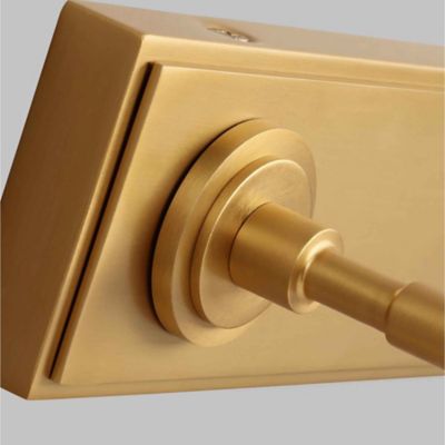 Shown in Burnished Brass finish, detail view