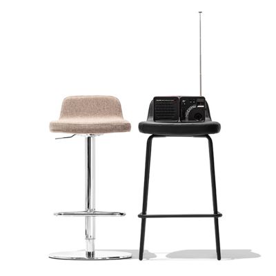 Shown in Taupe seat color, Chromed frame finish