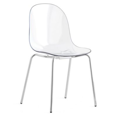 Academy Transparent Chair Metal Base