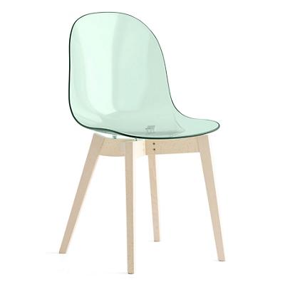 Academy Transparent Chair Wood Base