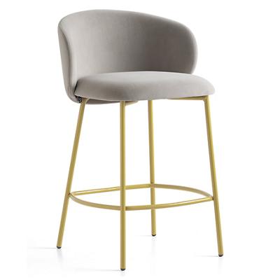 Tuka Counter Stool (Sand|Painted Brass Metal) - OPEN BOX