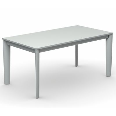 Lord Extending Table (White Melamine|Optic White|L)-OPEN BOX