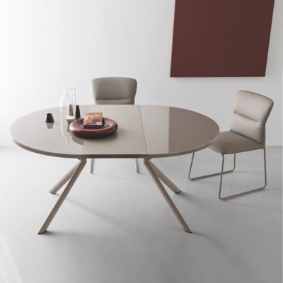 Giove Round Extending Dining Table by Connubia at Lumens.com