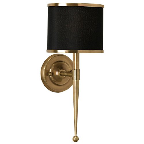 Primo Wall Sconce by Currey (Black/Brass) - OPEN BOX RETURN