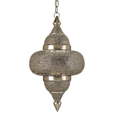 Tangiers Pendant by Currey & Company (Amber)-OPEN BOX RETURN