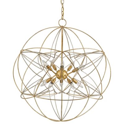 Zenda Orb Chandelier by Currey & Company - OPEN BOX RETURN