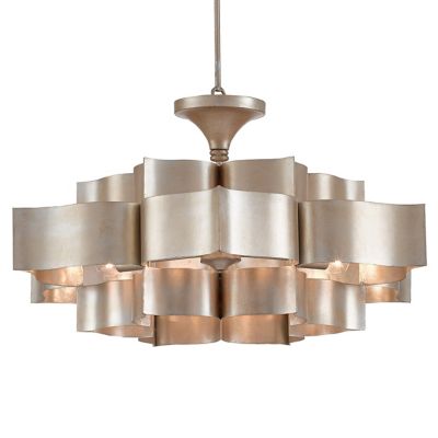 Grand Lotus Chandelier (Silver Leaf) - OPEN BOX RETURN