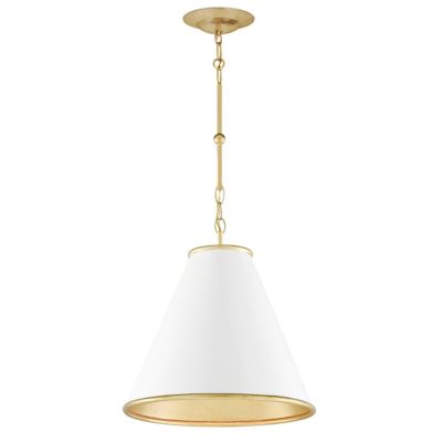 Shown in Painted Gesso White finish, Medium size