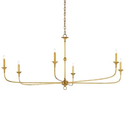 Nottaway Chandelier (Gold Leaf/5 Lights) - OPEN BOX RETURN