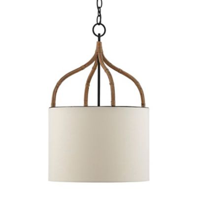 Dunning Pendant by Currey & Company (White)-OPEN BOX RETURN