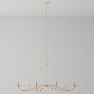 Shown in Painted Rattan with Natural Rattan finish, Large size