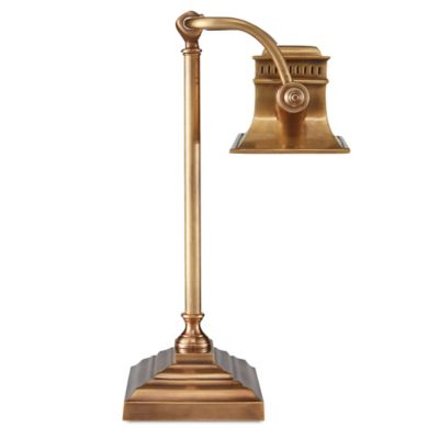 Malvasia Brass Desk Lamp by Currey and Company at
