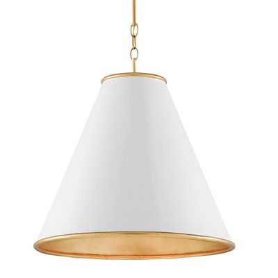 Pierrepont Pendant (Painted Gesso White|Medium) - OPEN BOX