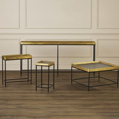 Tanay Brass Side Table - Thumbnail 5