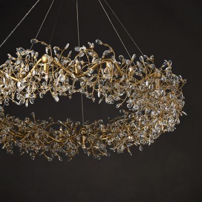 Crystal Bud Chandelier by Currey and Company at Lumens
