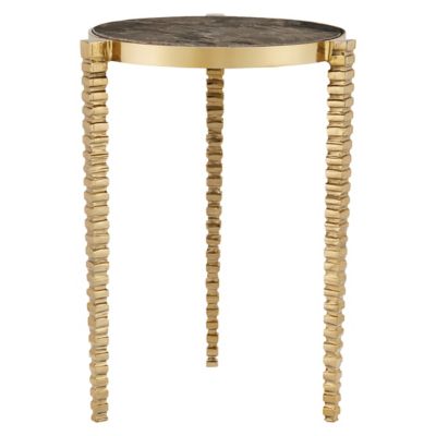 Corrado Cappuccino Marble Accent Table