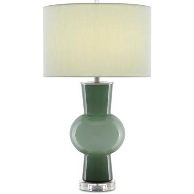 Duende Table Lamp(Light and Dark Green with Nickel)-OPEN BOX