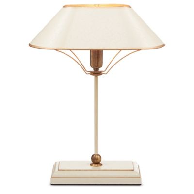 Daphne Table Lamp (Ivory with Antique Brass&Gold) - OPEN BOX