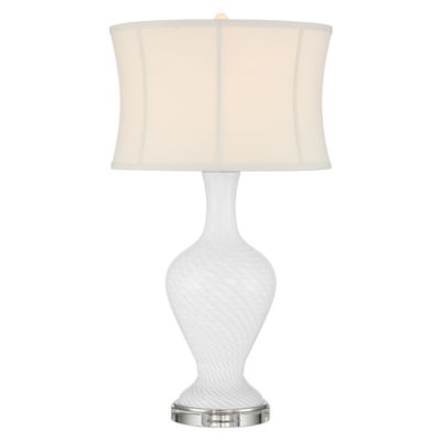 Zeta White Table Lamp