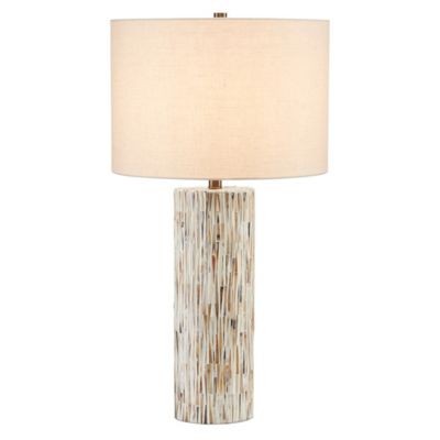 Aquila Table Lamp (Natural Bone with Antique Brass)-OPEN BOX