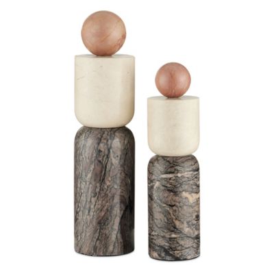 Moreno Marble Objects, Set of 2