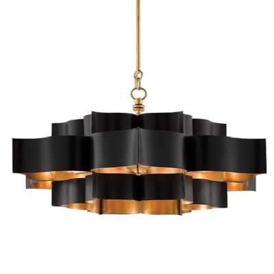 Grand Lotus Semi-Flushmount/Chandelier