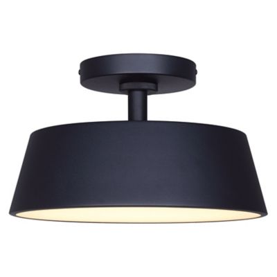 Baxley Outdoor LED Semi-Flushmount (Black) - OPEN BOX