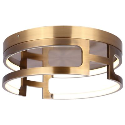 Bettony LED Flushmount (Painted Gold) - OPEN BOX