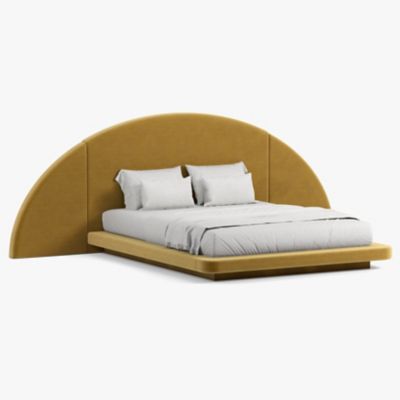 Button Atelier x Co. House Designs Hendrix Half Moon Bed