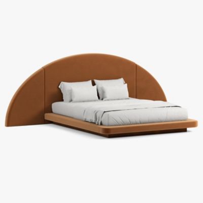 Button Atelier x Co. House Designs Hendrix Half Moon Bed