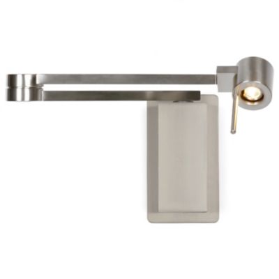 Manhattan Wall Sconce (Nickel|Std|with no switch) - OPEN BOX
