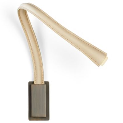FlexiLED Wall Sconce (Ivory Leather|Brnz|S|Without)-OPEN BOX