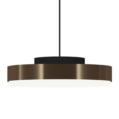 Discus LED Pendant (Black Lacquered|Bronze|Large) - OPEN BOX