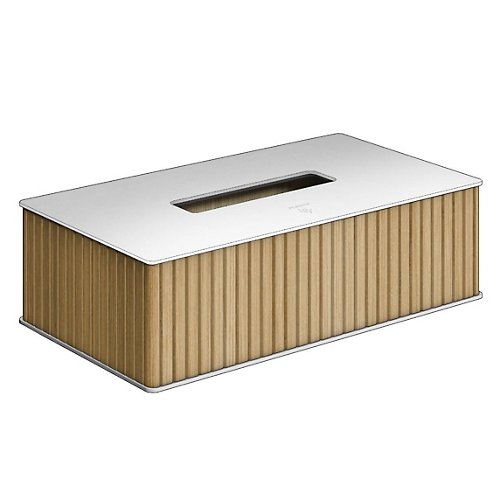 Eda Bamboo Tissue Box