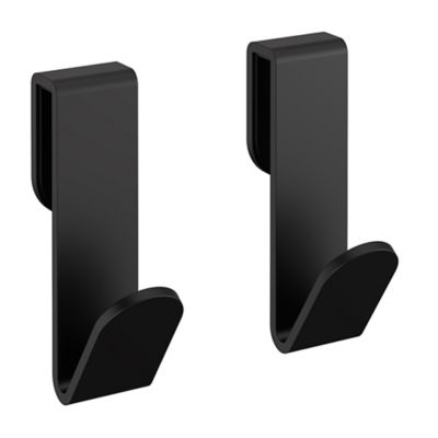 Architects+ Door Towel Hook(Set of 2) (Soft Black))-OPEN BOX