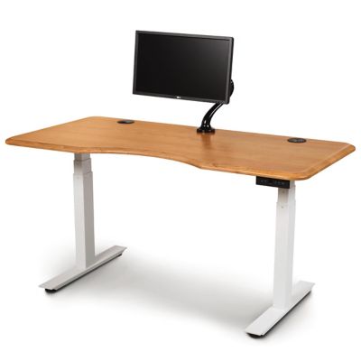 Invigo Ergonomic Sit-Stand Desk with Monitor Arm