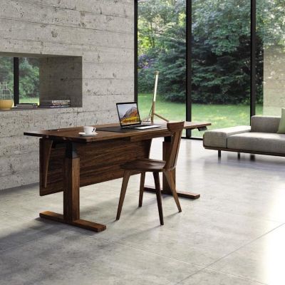 Invigo SitStand Desk with Modesty Panel by Copeland Furniture at