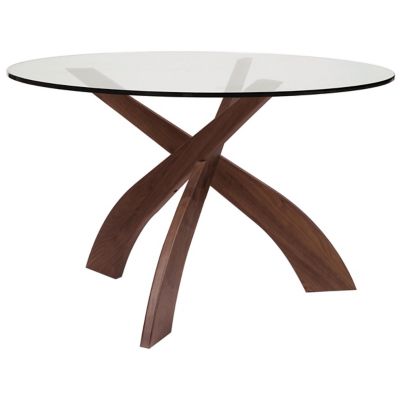 Statements Entwine Round Glass Top Dining Table By Copeland Furniture At Lumens Com