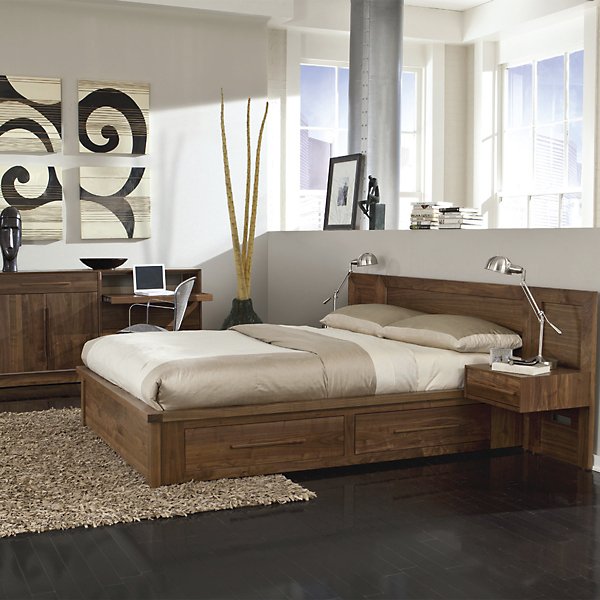 Moduluxe Louvered Storage Bed