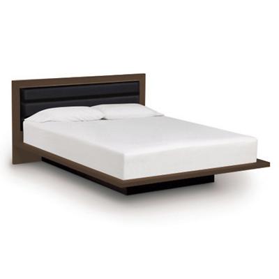 Moduluxe 35-Inch Platform Bed with Microsuede Headboard