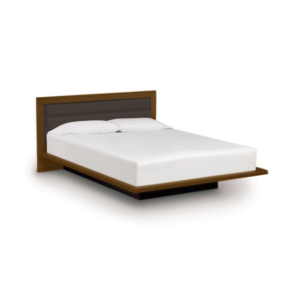 Moduluxe 35-Inch Platform Bed with Leather Headboard