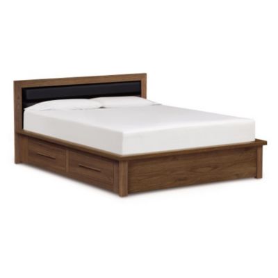 Moduluxe 35-Inch Storage Bed with Microsuede Headboard