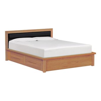 Moduluxe 35-Inch Storage Bed with Microsuede Headboard