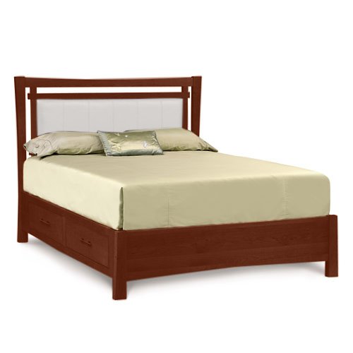 Monterey Bed with Storage + Upholstered Panel, Full