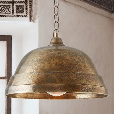 Shown in Oxidized Brass finish, Large size