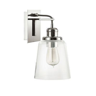 Tapered Glass Wall Sconce