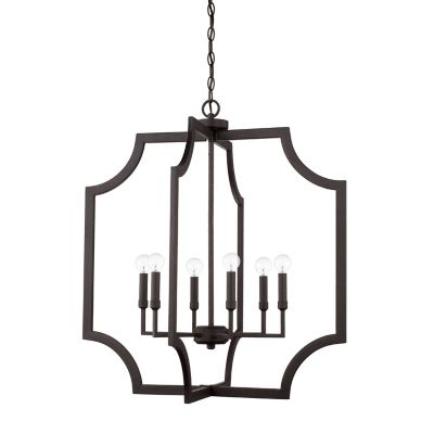 Soft Edge Metal 6 Light Pendant