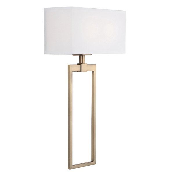 Rectangular Shaded 2 Light Wall Sconce By Capital Lighting At Lumens Com - 2 Light Wall Sconce With Shade