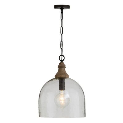 Rustic Wooden Finial Pendant