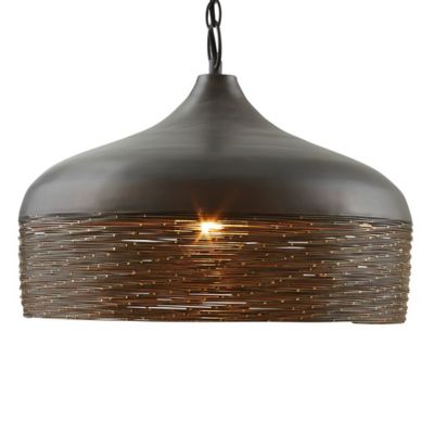 Wired Metal Pendant